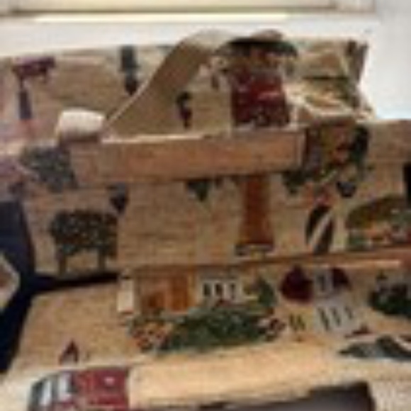 Vintage Lighthouse Tapestry Tote Bag With Change Purse 11" x 12" - Pre-Owned - Picture 4 of 14